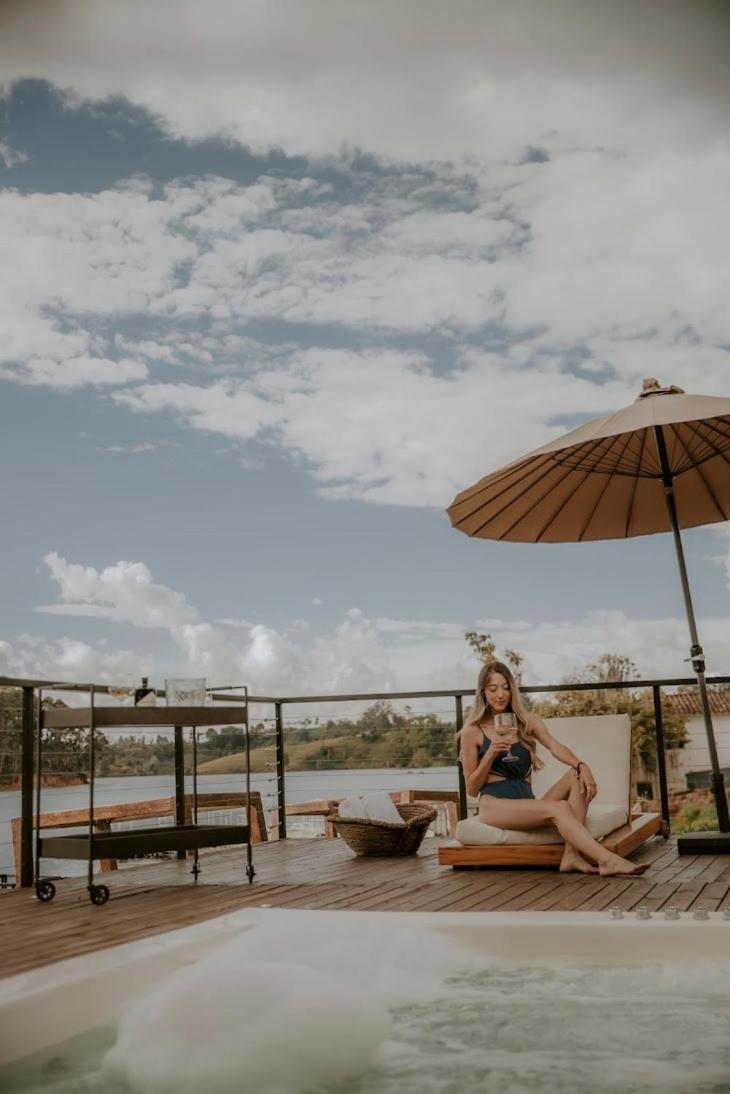 Botanico Hotel Boutique Guatape El Penol  Exteriör bild